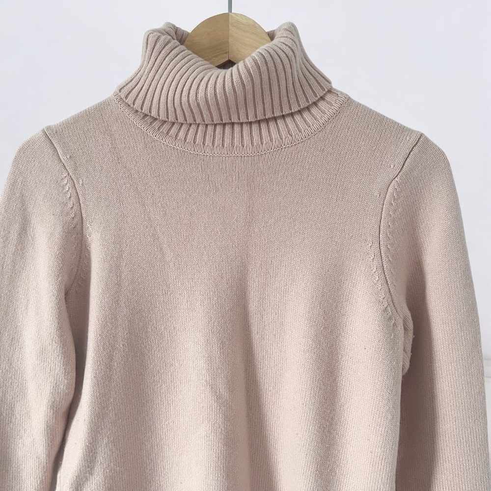 Michael Kors Pink Cowl Turtleneck Sweater - Picture 5 of 14